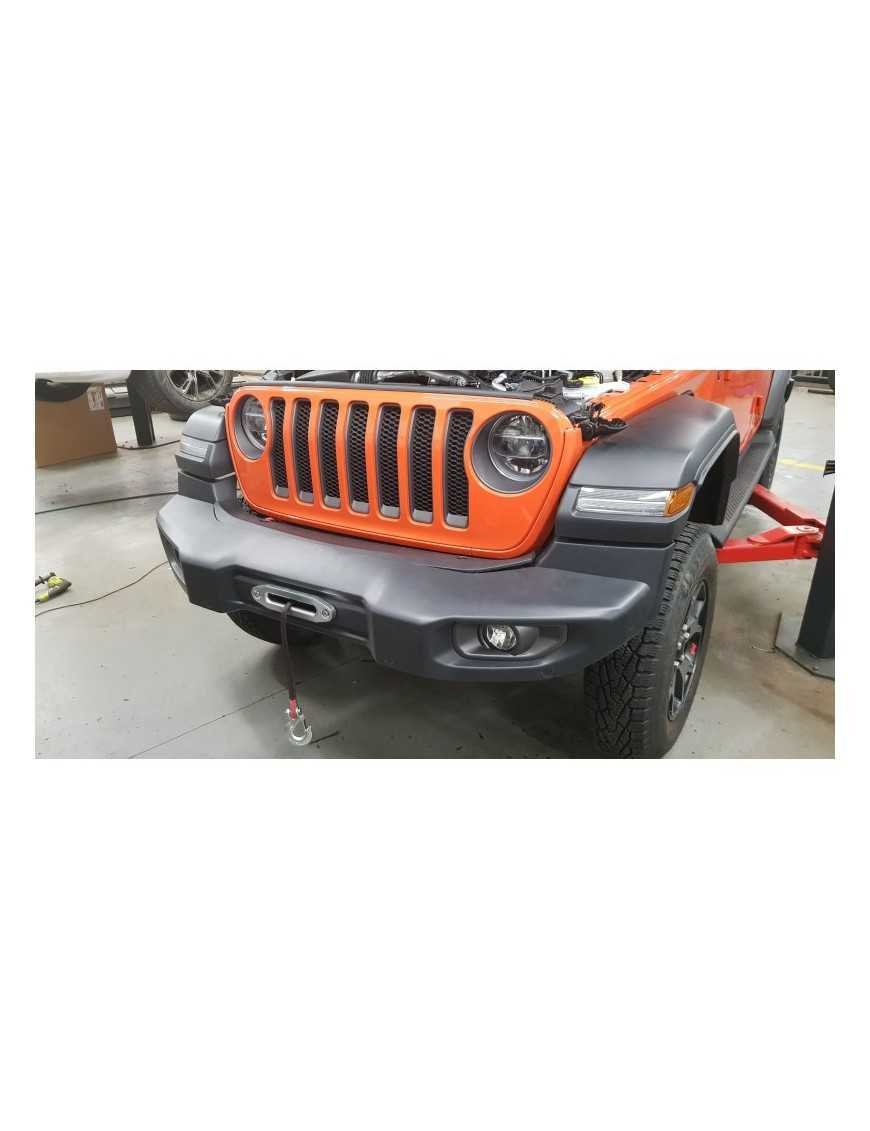 Jeep Wrangler JL 2018- монтажна плита для лебідки під бампер EU