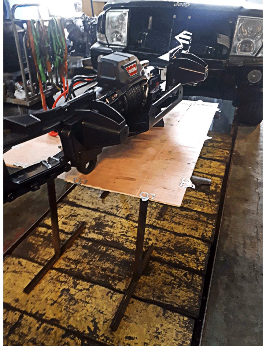 Jeep Wrangler JL 2018- монтажна плита для лебідки під бампер EU