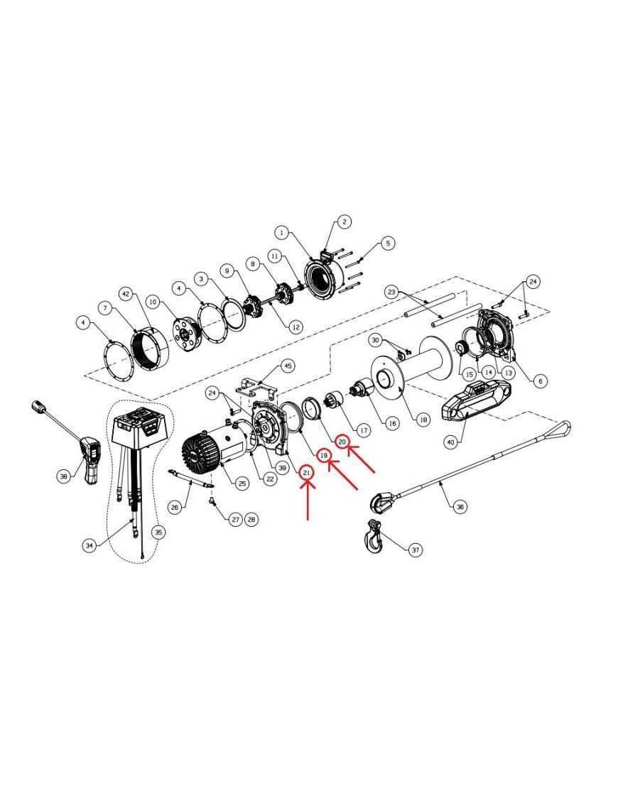 Опора барабана лебідки WARN 9.5XP і 9.5XP-S - комплект