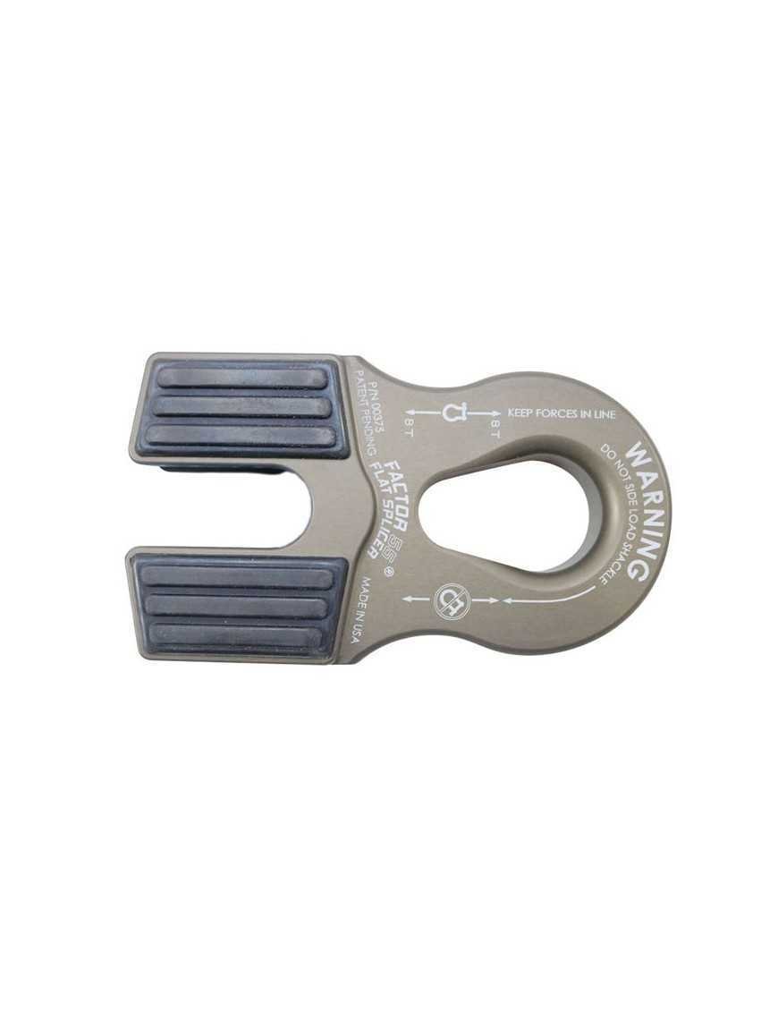 Плоский з'єднувач/шакл для тросу лебідки сірий Factor 55