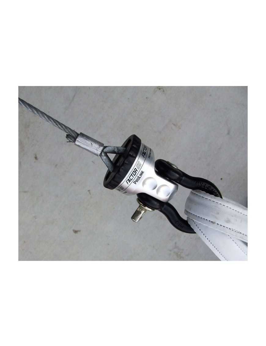 ProLink зачіп/скоба для троса лебідки сріблястий Factor 55