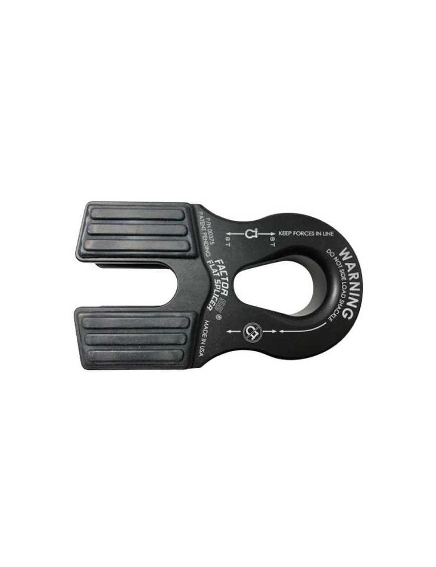 Плоский з'єднувач/шакл для троса лебідки чорний Factor 55