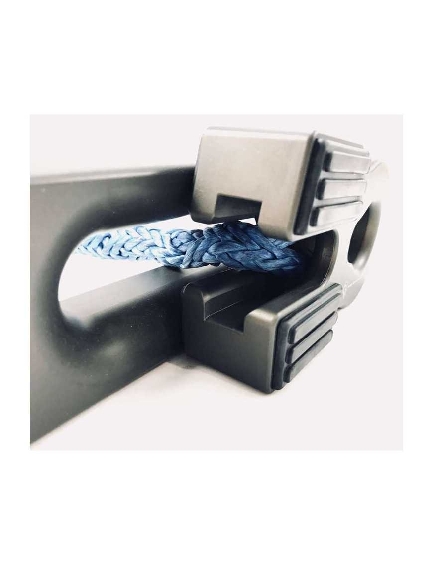 Плоский з'єднувач/шакл для троса лебідки чорний Factor 55