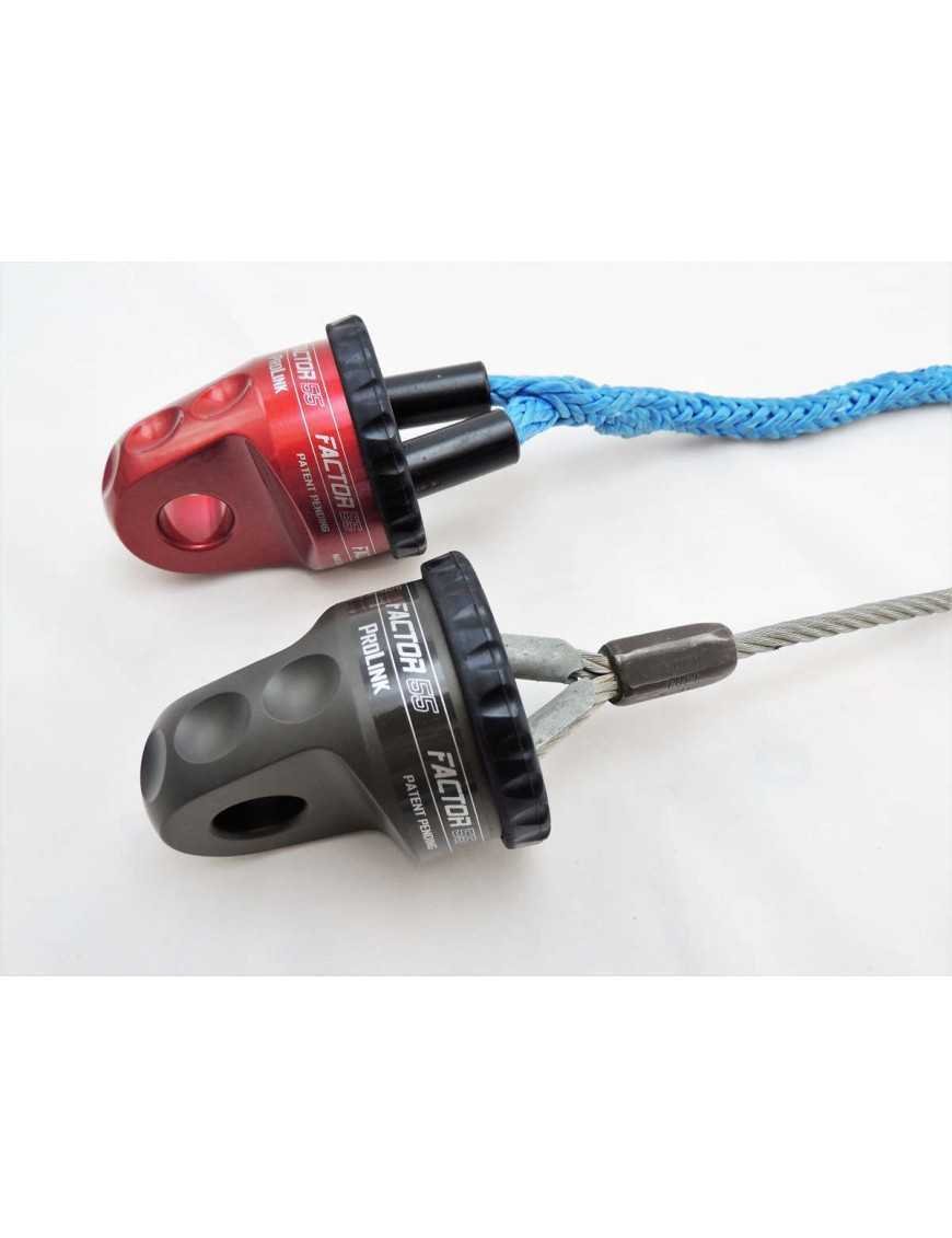 ProLink зачіп/скоба для троса лебідки червоний Factor 55