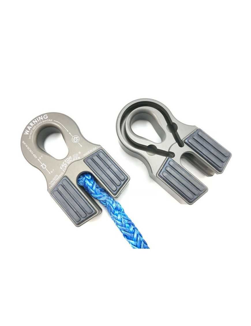 Плоский з'єднувач/шакл для троса лебідки червоний Factor 55