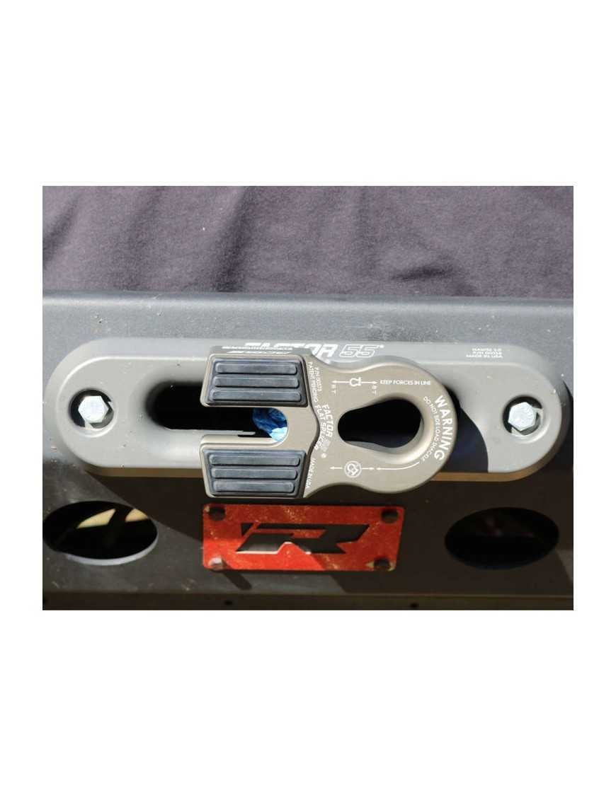 Плоский з'єднувач/шакл для троса лебідки червоний Factor 55