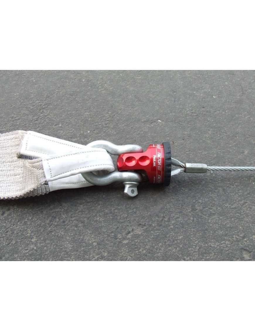 ProLink зачіп/скоба для троса лебідки червоний Factor 55