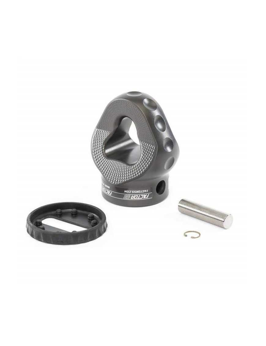 ProLink E зачіп/скоба для троса лебідки сірий Factor 55