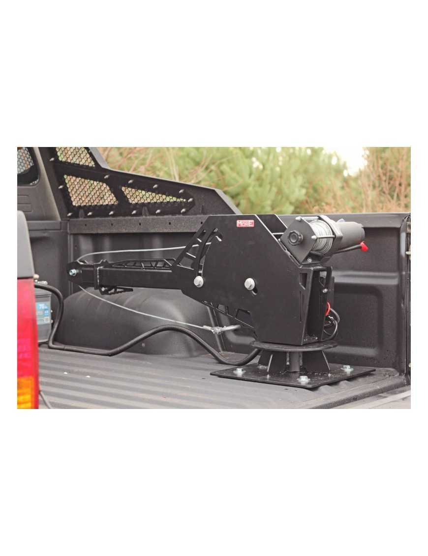 Поворотна монтажна плита лебідки з кран-балкою для мисливців