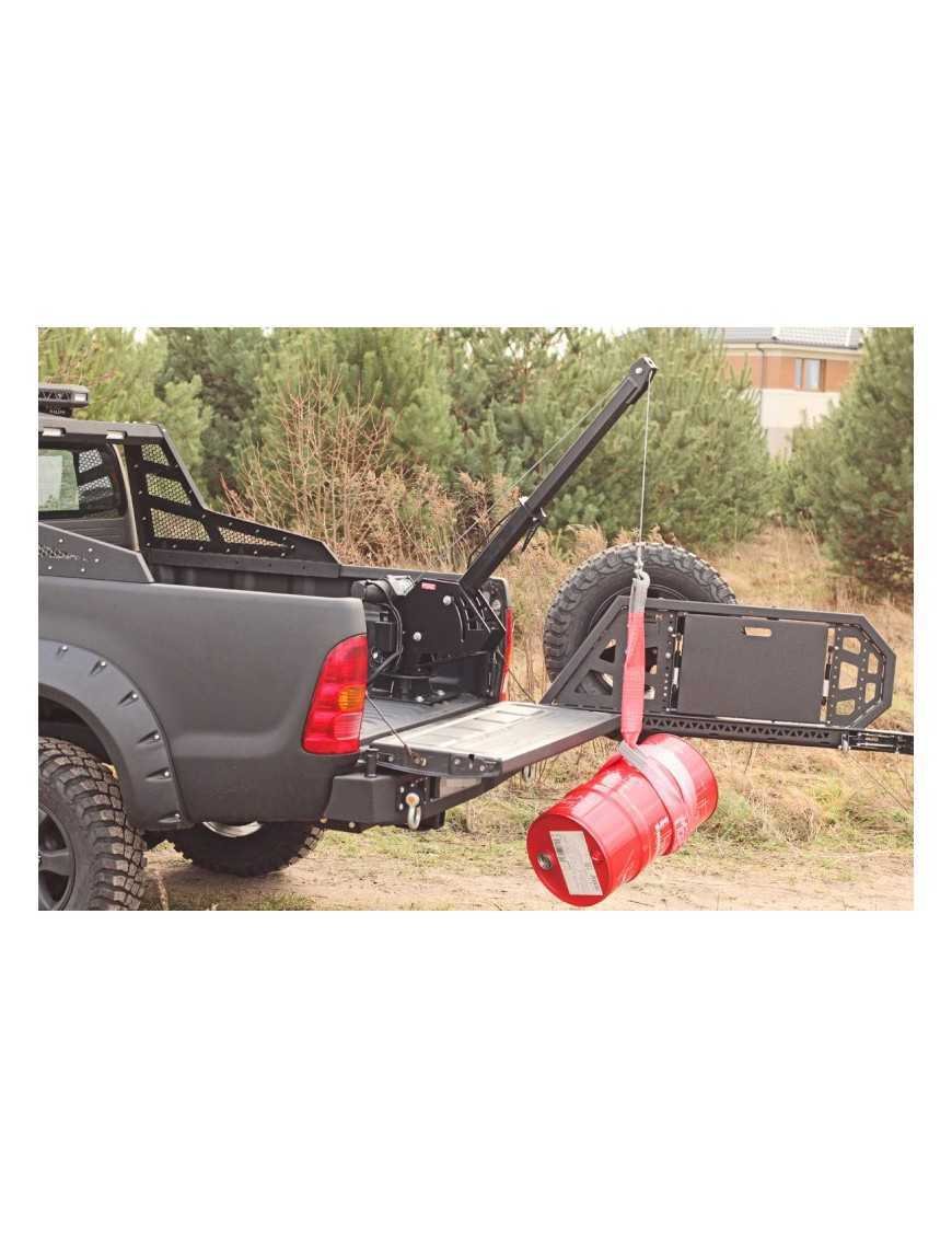 Поворотна монтажна плита лебідки з кран-балкою для мисливців