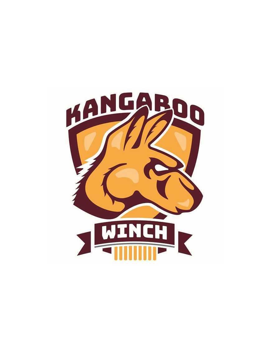 Винтовий гвинт Kangaroowinch K4500 з сталевим тросом