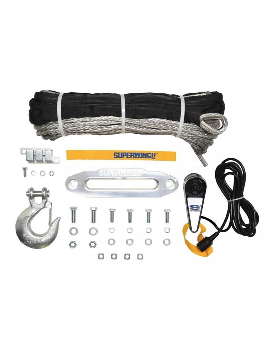 Електрична тягова лебідка Superwinch Tiger Shark 9500 синтетична 12V