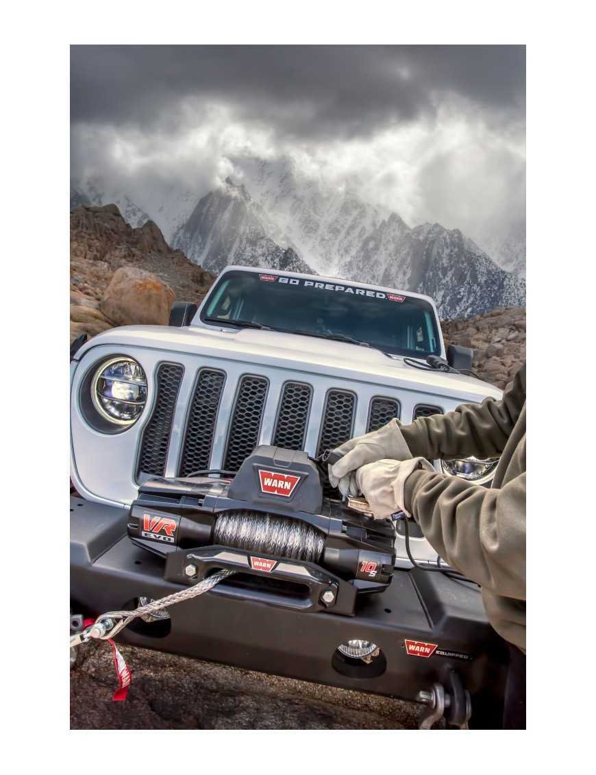 Варн VR EVO 8000 3630 кг електрична водонепроникна лебідка