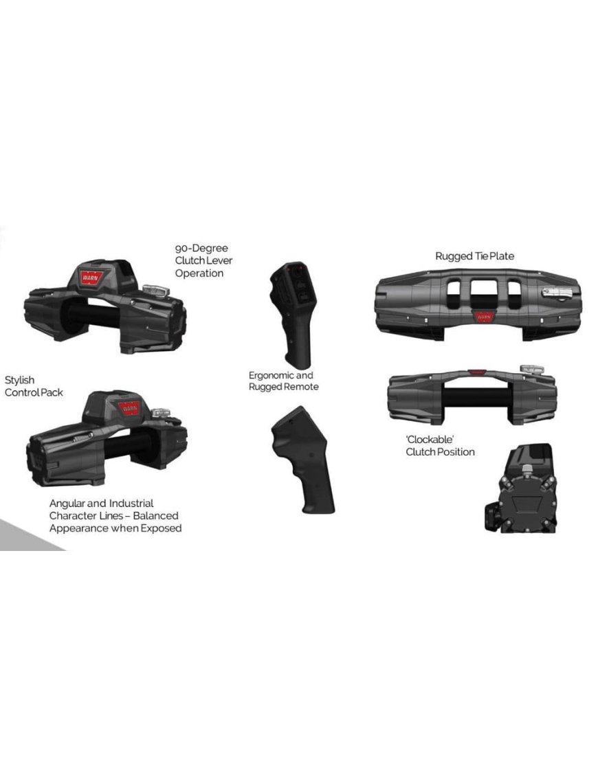 Вар VR EVO 12 IP68 5440 кг електрична лебідка