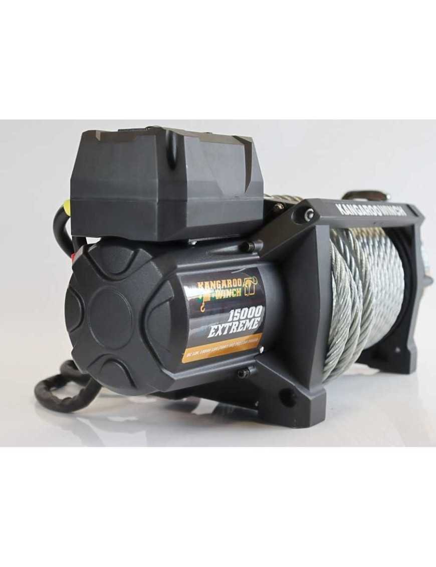 Витягувальна лебідка Kangaroowinch K15000 Extreme 12V з сталевим тросом