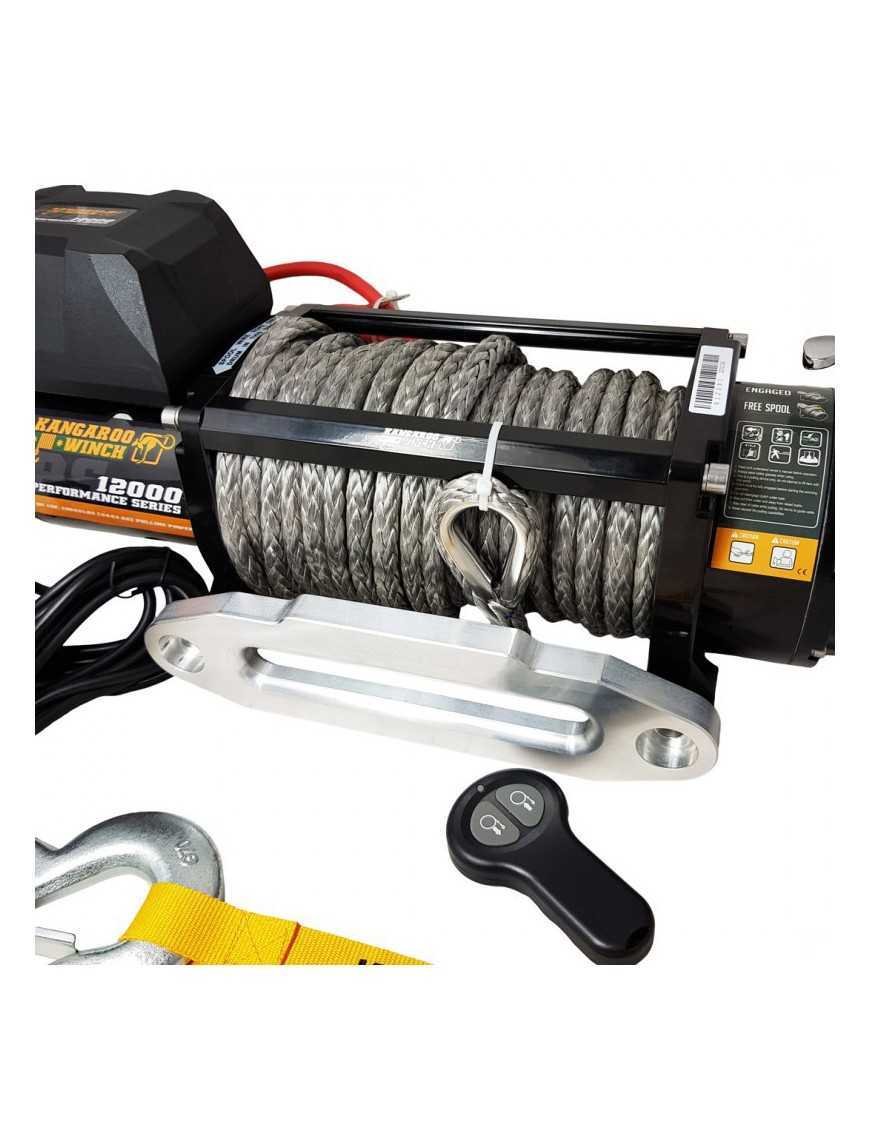 Витягування Kangaroowinch K12000 Performance Series 12V з синтетичним тросом