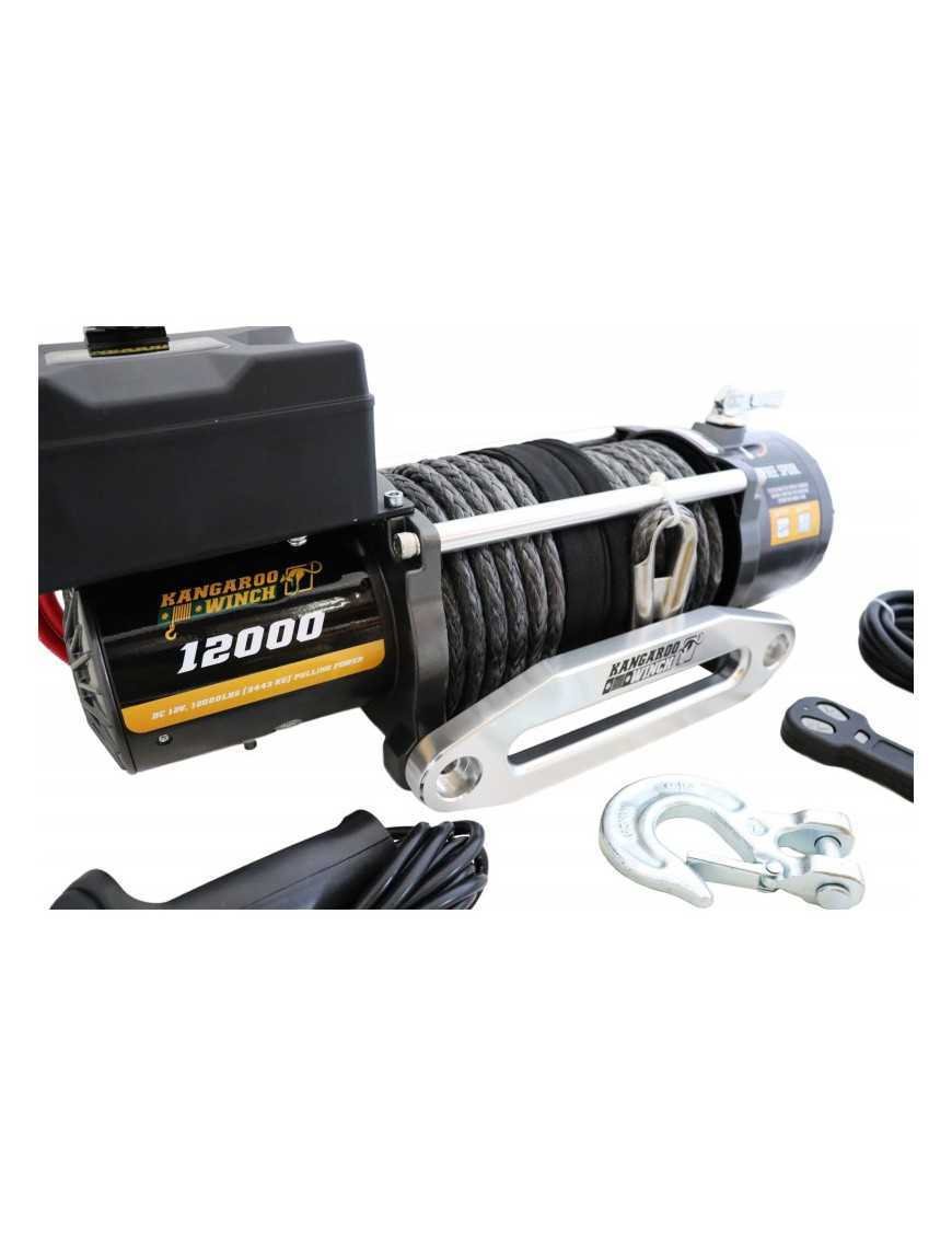 Витягування Kangaroowinch K12000 12V з синтетичним тросом