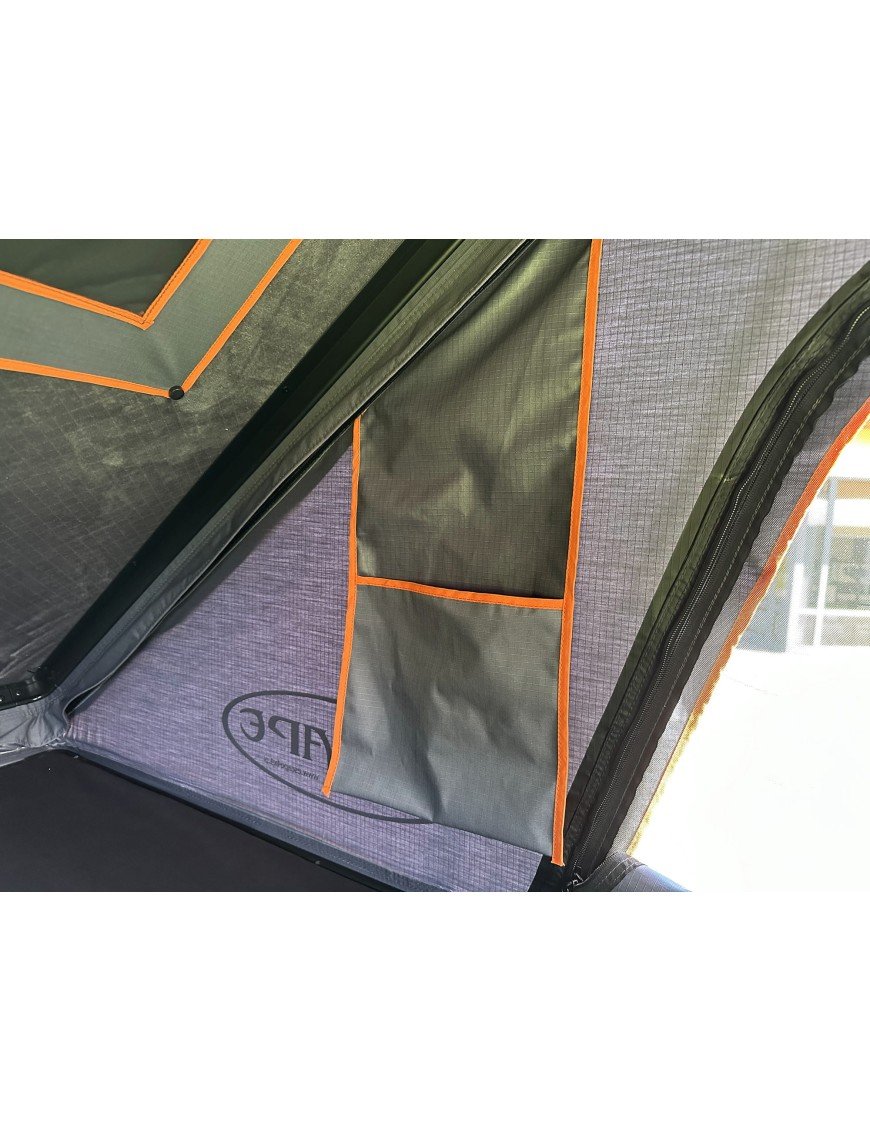 Наміт даховий 2-особовий Escape Alu-One алюмінієвий корпус СІРИЙ