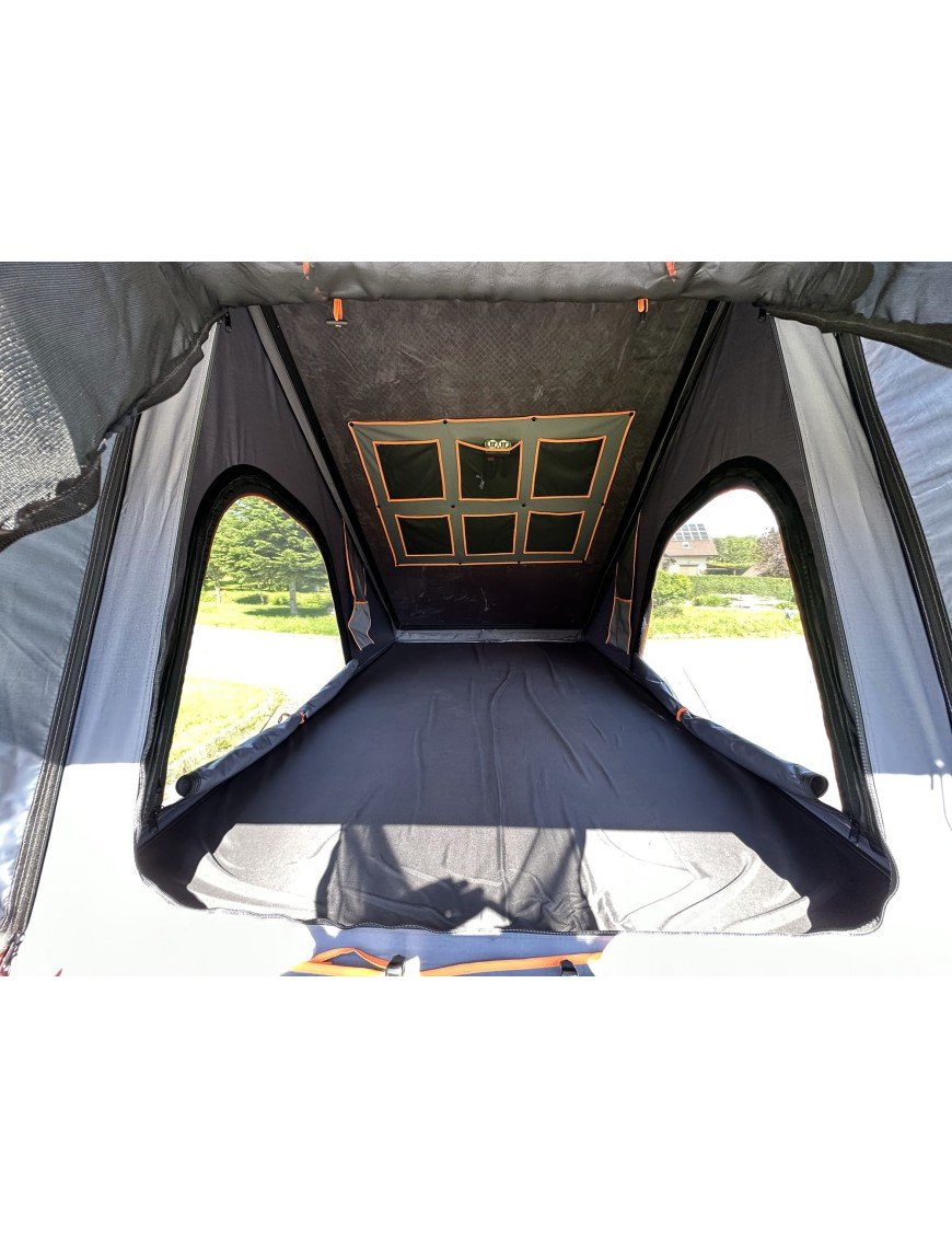 Наміт даховий 2-особовий Escape Alu-One алюмінієвий корпус СІРИЙ