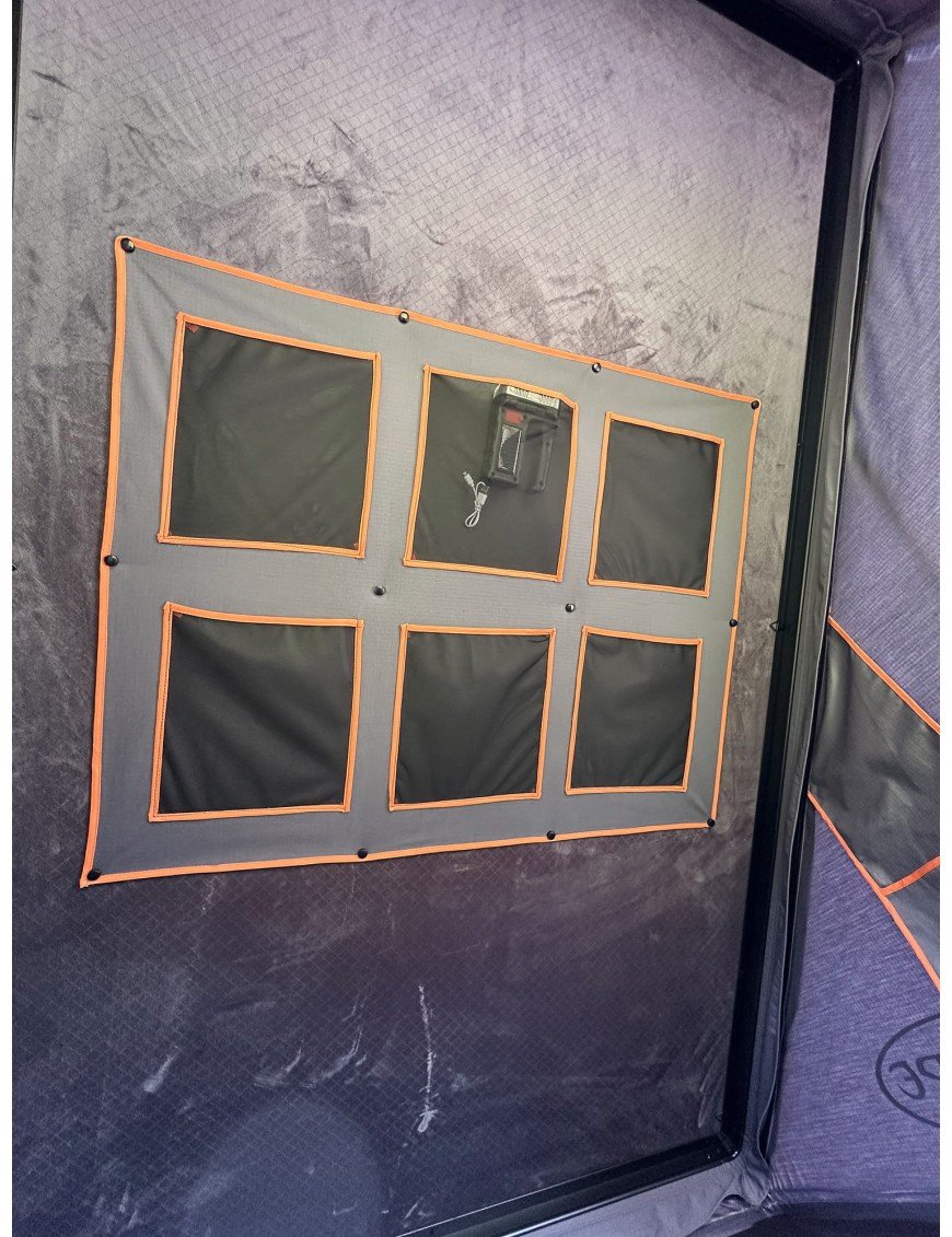 Кросовий намет для двох Escape Alu-One алюмінієвий корпус СІРИЙ