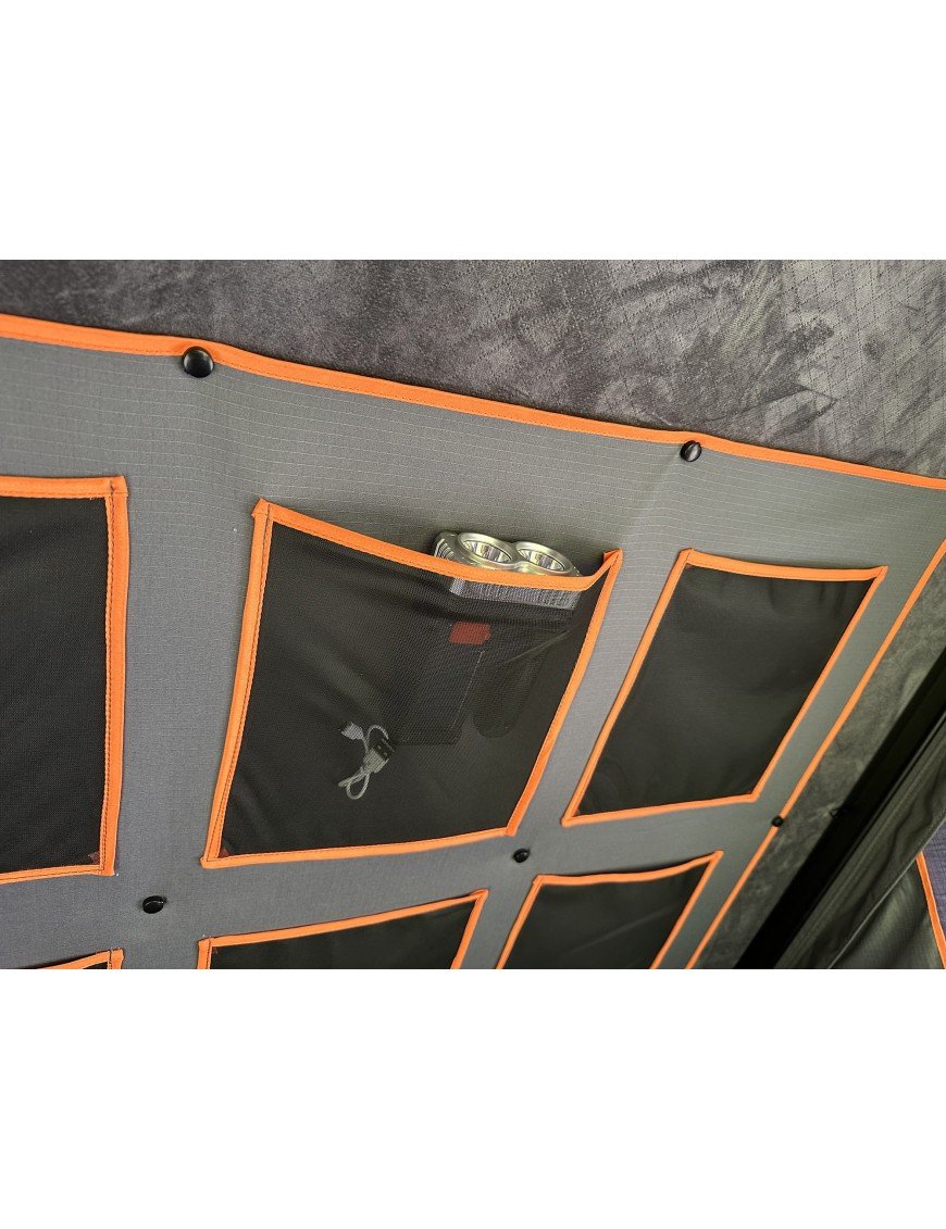 Кросовий намет для двох Escape Alu-One алюмінієвий корпус СІРИЙ