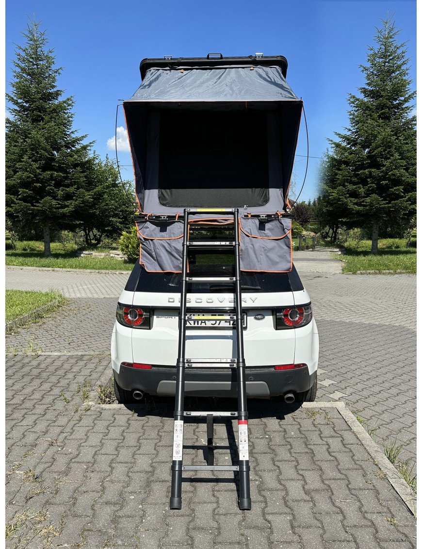 Кросовий намет для двох Escape Alu-One алюмінієвий корпус СІРИЙ