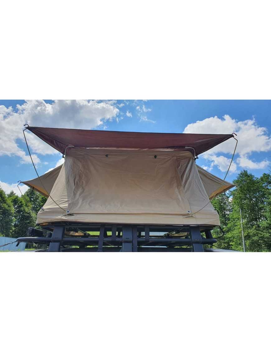 Намет даховий ALASKA 190 см 3-особовий LONG Пісковий