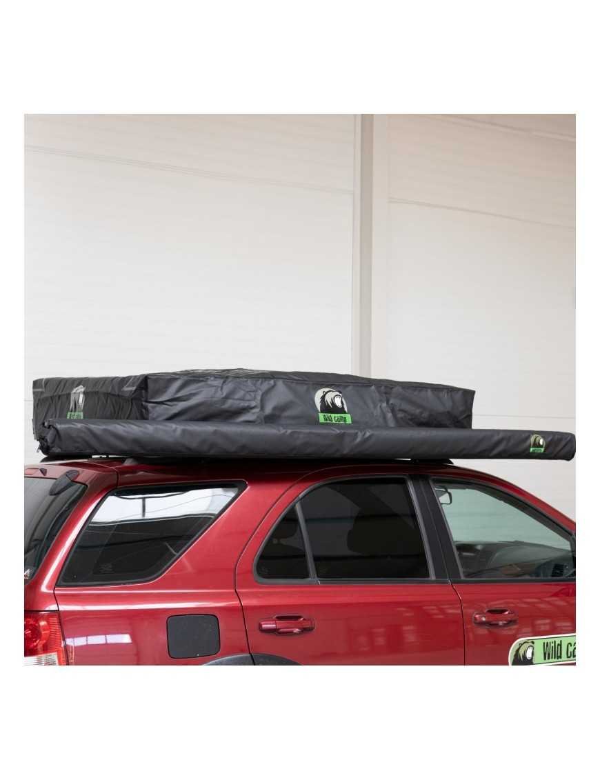 Навіс Маркіза 2,5x2,5 м для кріплення до багажника на даху ЗЕЛЕНИЙ