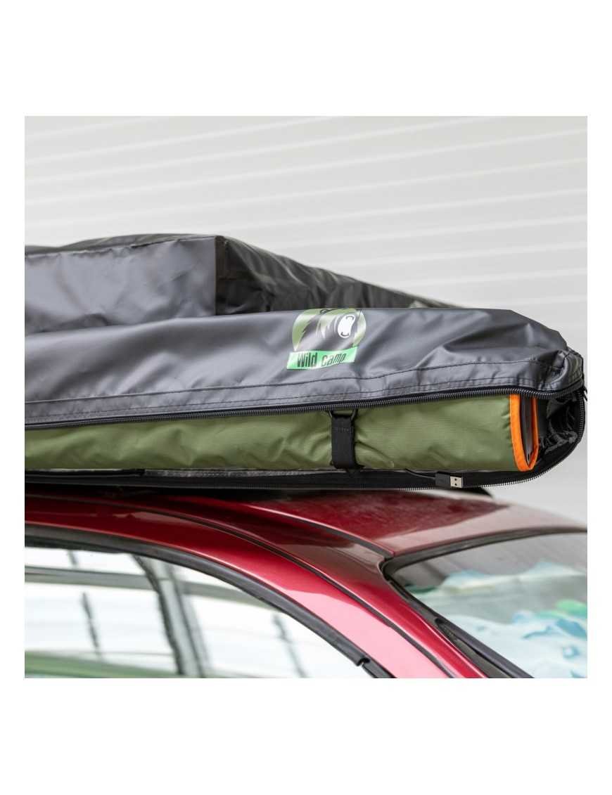 Навіс Маркіза 2,5x2,5 м для кріплення до багажника на даху ЗЕЛЕНИЙ