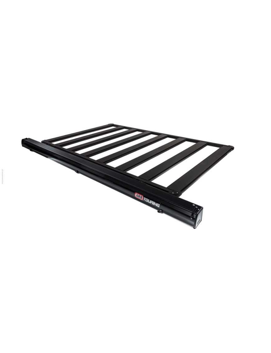 Маркіза ARB у чорному алюмінієвому корпусі з додатковим освітленням 2500 x 2500