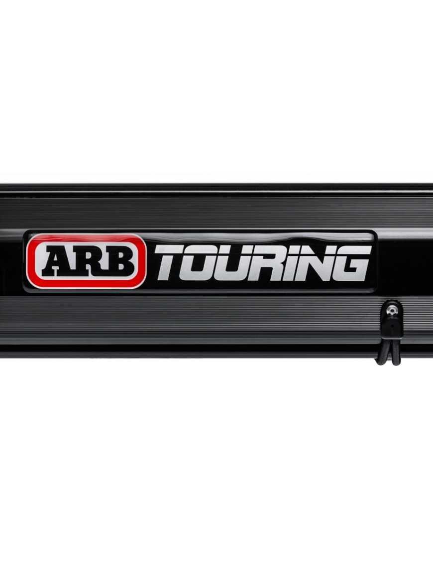 Маркіза ARB у чорному алюмінієвому корпусі з додатковим освітленням 2500 x 2500