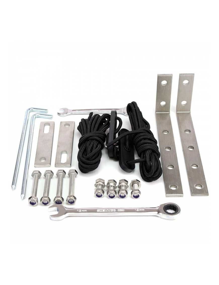 Навіс Маркіза 2x2,5 м, кріпиться до багажника на даху ЗЕЛЕНИЙ