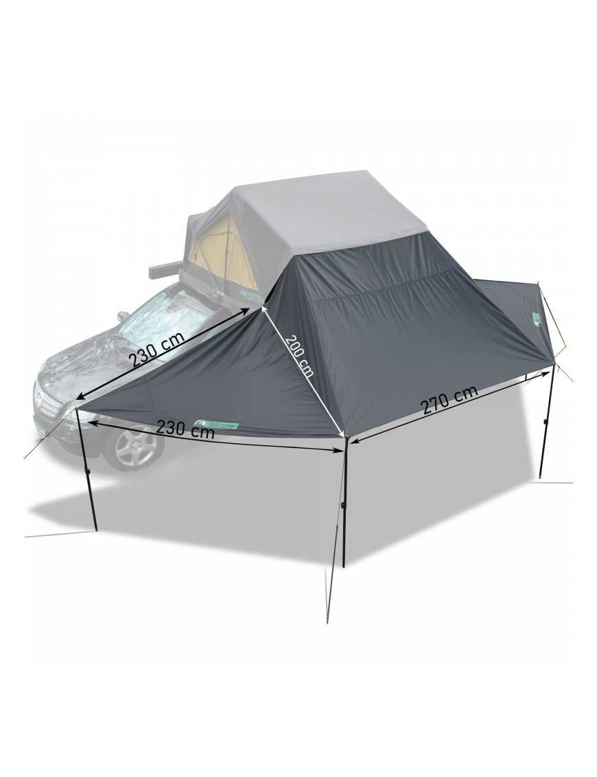 Маркіза - Тент для даху намету Missouri 130 Slim DAY&NIGHT 2.0