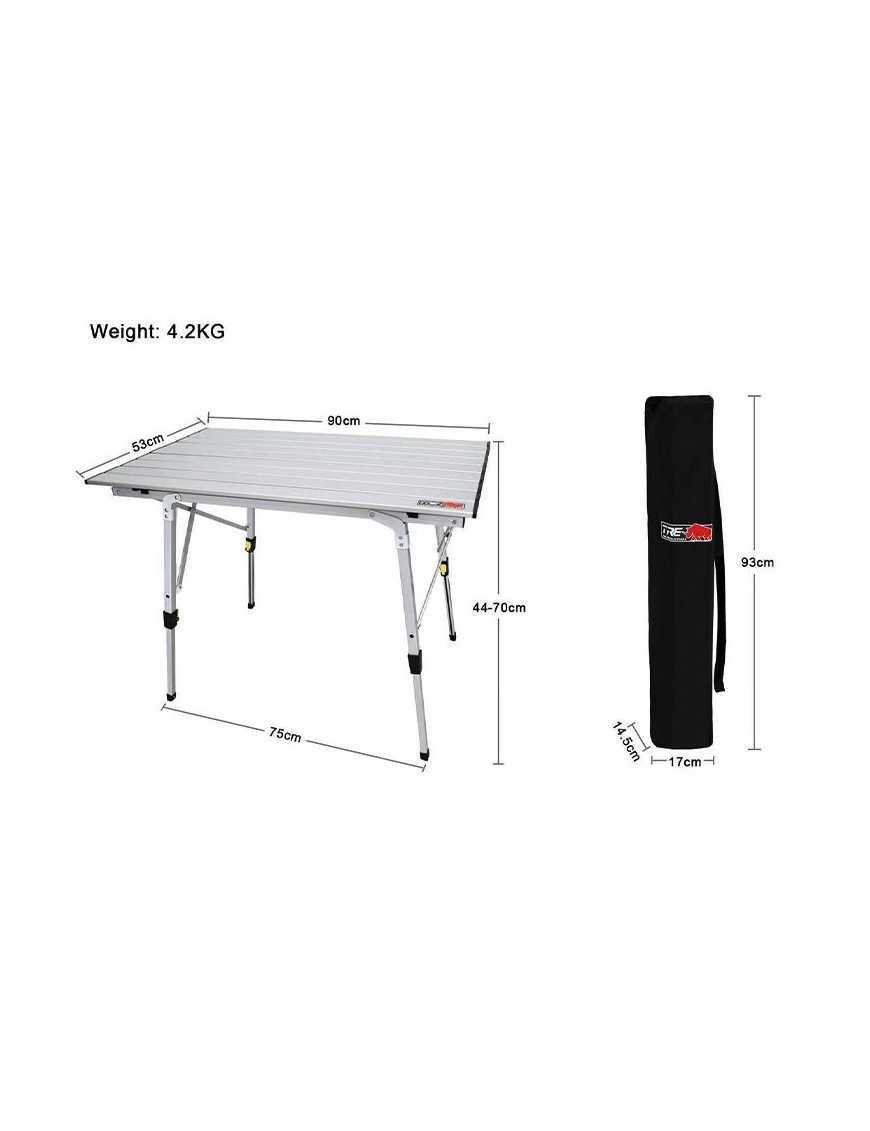 Кемпінговий складаний стіл TRE 90x53 см