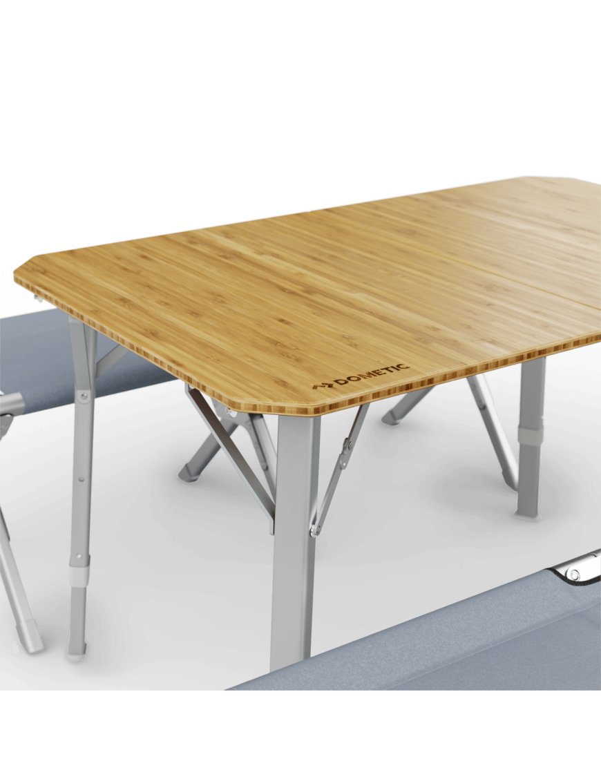 Бамбуковий кемпінговий стіл, регульована висота Dometic GO Compact Camp Table