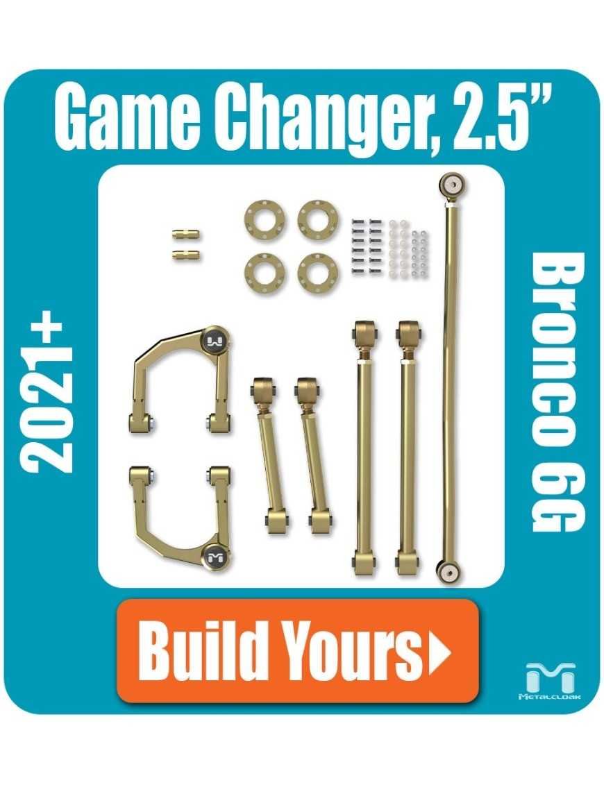 2,5-дюймовий ліфт Ford Bronco 2021+ 6G Metalcloak