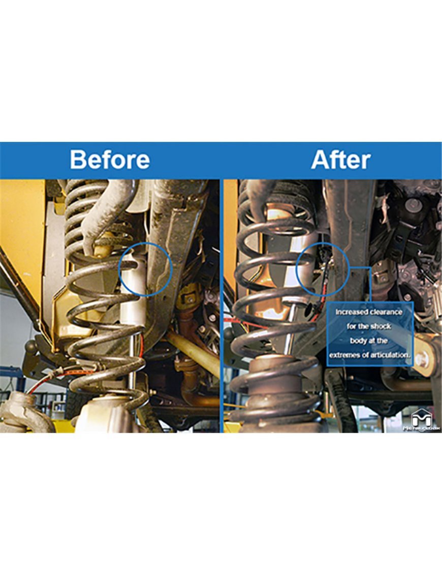 Переміщення нижнього кріплення амортизаторів спереду Wranlger JK