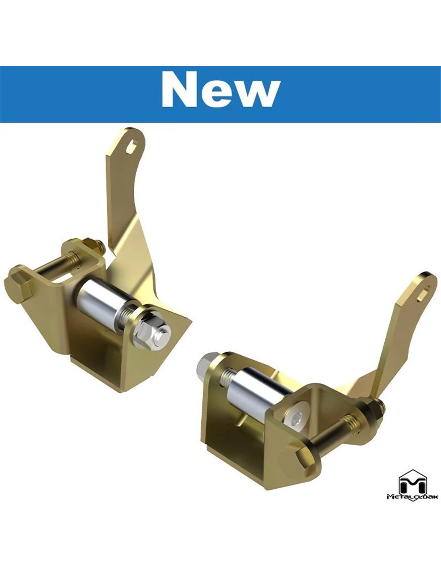 Зовнішній монтаж амортизатора передній нижній Jeep Wrangler JL JT Metalcloak