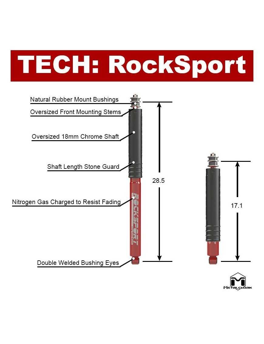 Пара амортизаторів Перед 2,5-5,5