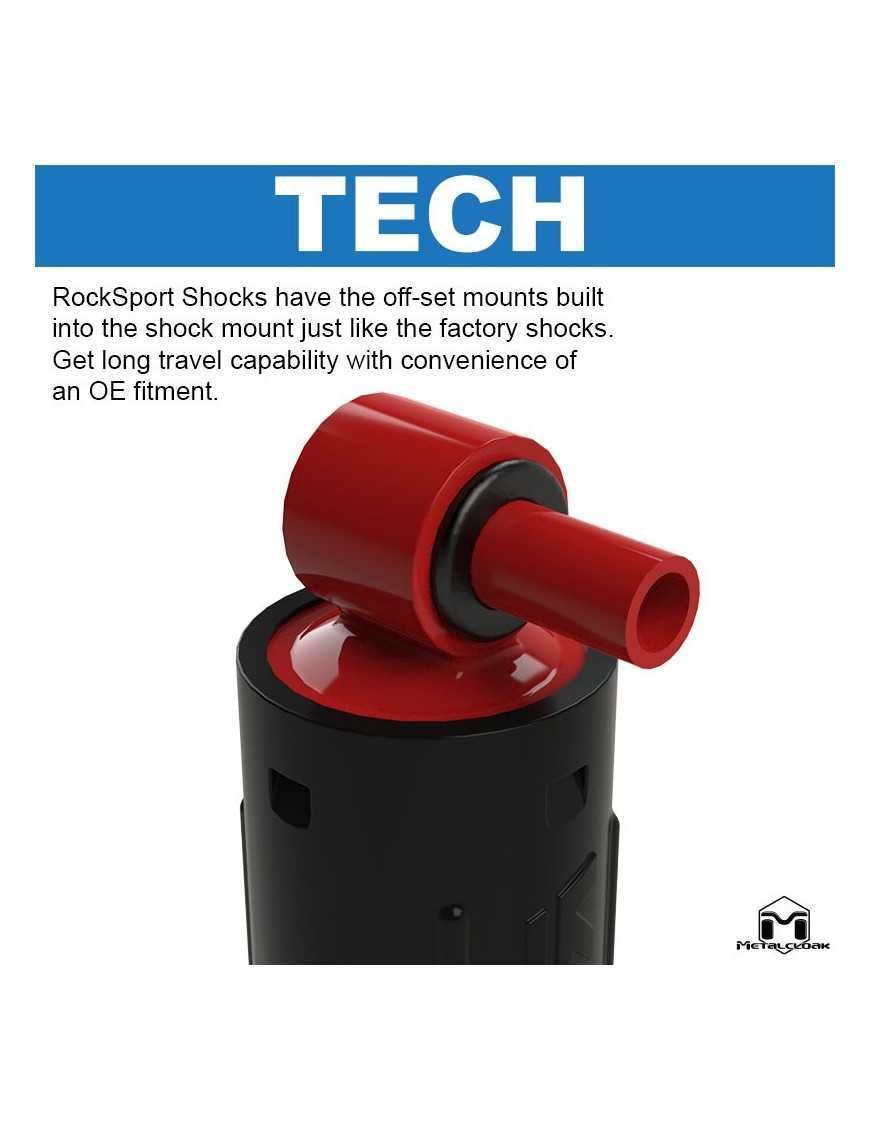 Пара амортизаторів Rocksport для Wrangler JL JLU передні і задні 2,5