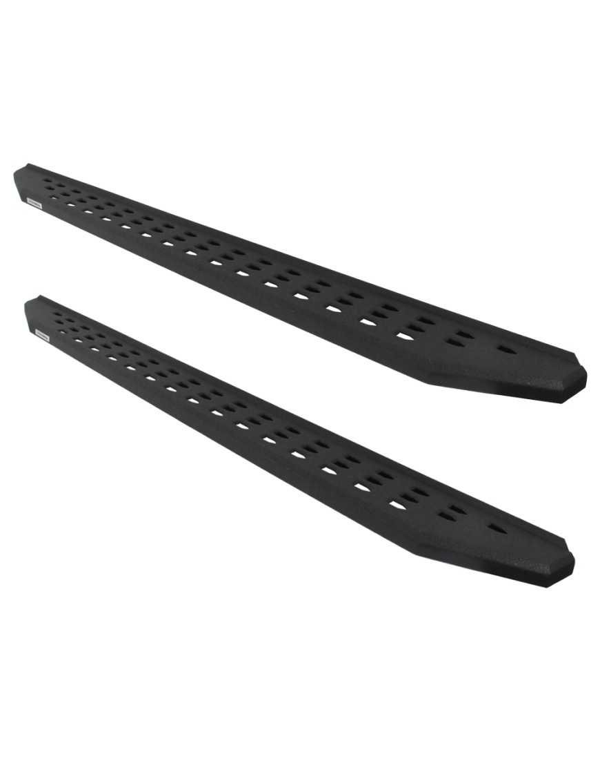 Бічні підніжки RB20 з захисним покриттям Go Rhino - Nissan Navara NP300 16-18 Crew Cab