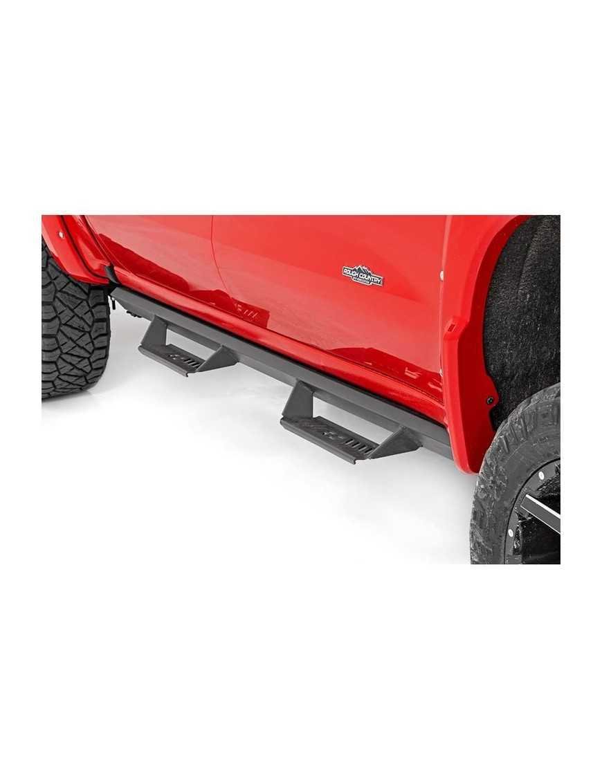 Пороги, бокові підніжки Rough Country AL2 Crew Cab