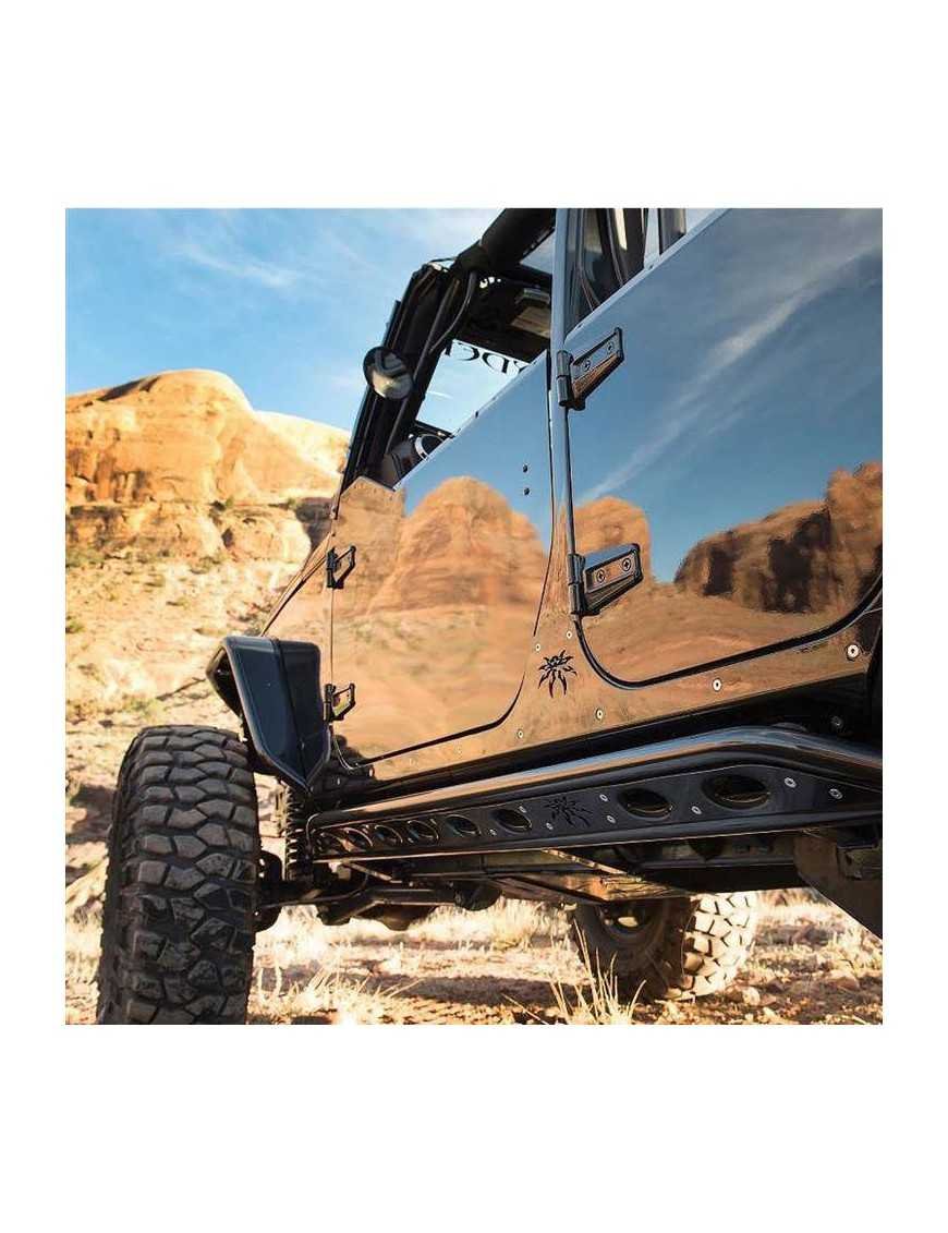 Сталеві порогові накладки Poison Spyder