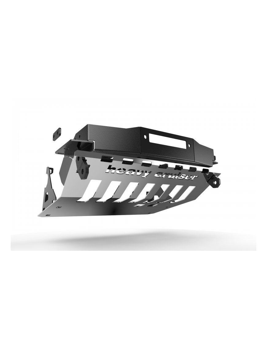 Jeep Commander XK XH 2005-2011 3.0 crd дизель передній захист з монтажною пластиною для лебідки алюмінієвий