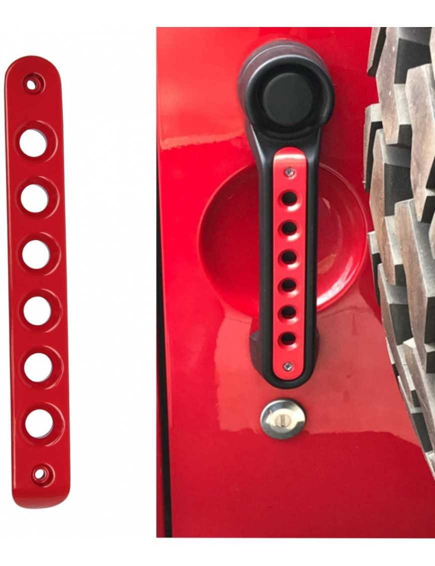 Накладки на ручки Jeep Wrangler - червоні