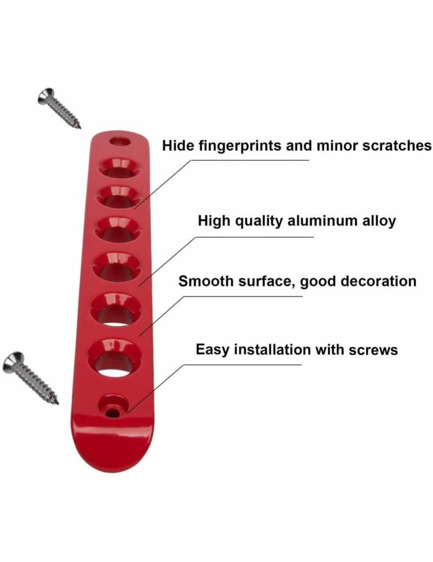 Накладки на ручки Jeep Wrangler - червоні