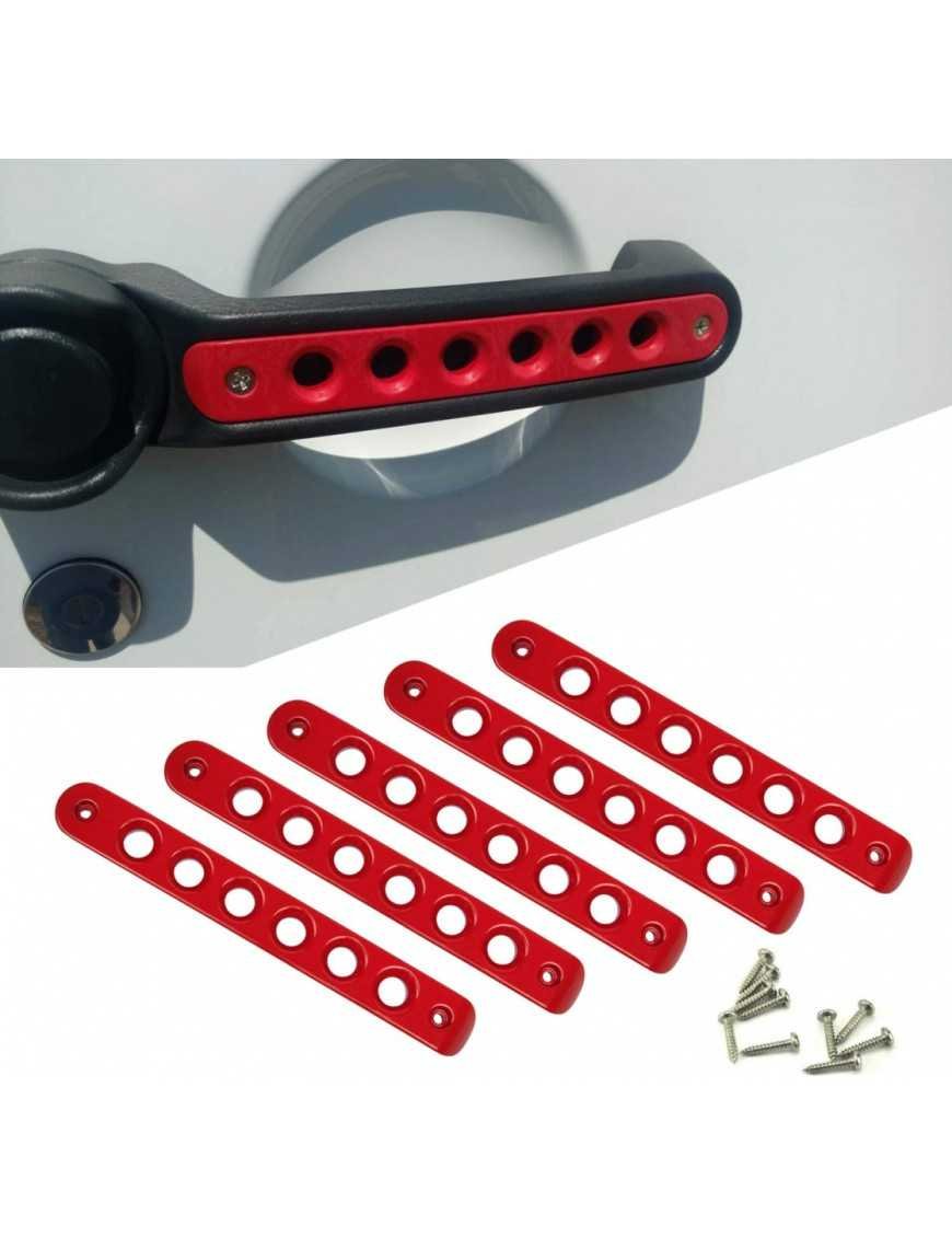 Накладки на ручки Jeep Wrangler - червоні