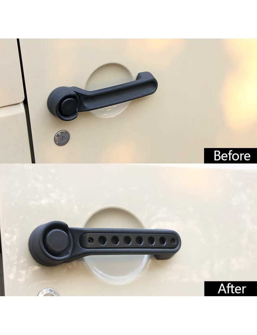 Накладки на ручки Jeep Wrangler - чорні