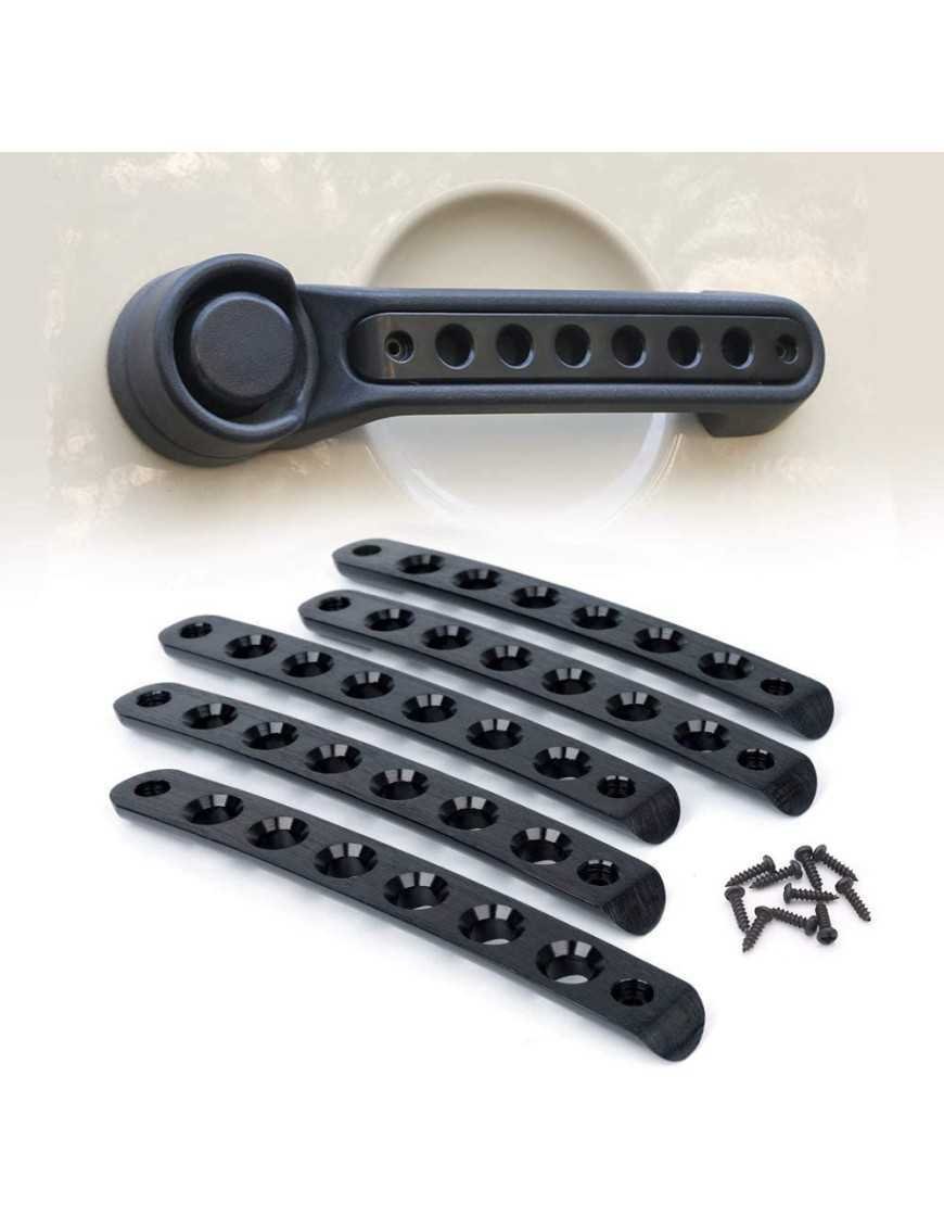 Накладки на ручки Jeep Wrangler - чорні