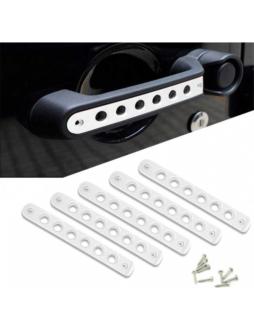 Накладки на ручки Jeep Wrangler - сріблясті